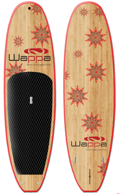 Wappa Eco Friendly Bamboo Stand-up Paddle Board